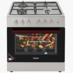 Cuisinière Haier HCR2031EESB - 4 Feux (3 Gaz + 1 Électrique) - 60x60cm