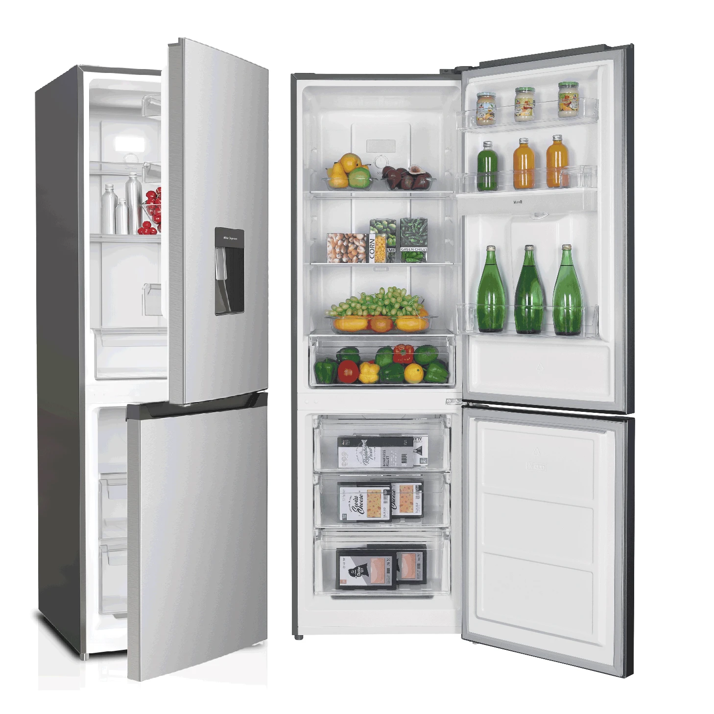 Sans-titre-1_Plan-de-travail-1-5.webp Elactron EL-72CBNX – Réfrigérateur Combiné 3 Tiroirs No Frost avec Fontaine 320 Litres – Image 1