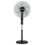 Ventilateur KOREQ 18″ FS45A790 sur Pied – Avec Télécommande et Oscillation Noir