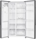 REFRIGERATEUR ELACTRON SIDE BY SIDE 2PORTES AVEC DIST EAU ET GLACON GRIS EL48SBSIM – Image 3