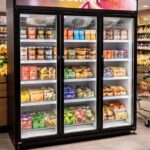 REFRIGERATEUR ELACTRON VERTICAL 3PORTES VITRINE LSC1230FS