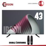 TELEVISEUR IBSON 43'' SMART + 2 TELECOMMANDES + VOICE CONTROLE IB0043FU1V