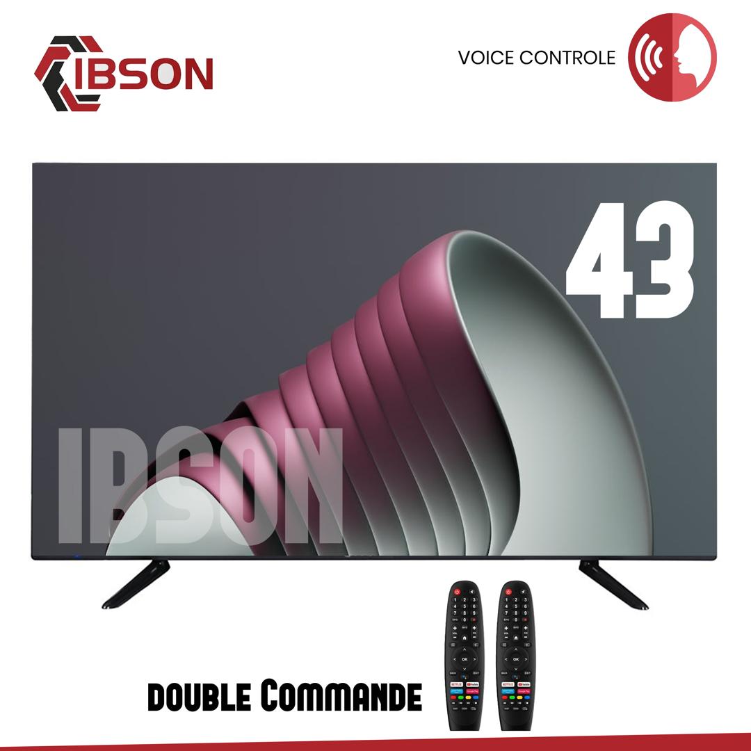 WhatsApp Image 2026-06-29 at 10.10.03 TELEVISEUR IBSON 43'' SMART + 2 TELECOMMANDES + VOICE CONTROLE IB0043FU1V – Image 1