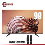 TELEVISEUR IBSON 98'' SMART ANDOIRD + 2 TELECOMMANDES IB0098F25V