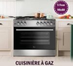 CUISINIERE ROCH 5FEUX 90X60 INOX F9L50 G2IL / RGC90SS – Image 2