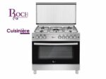 CUISINIERE ROCH 5FEUX 90X60 INOX F9L50 G2IL / RGC90SS