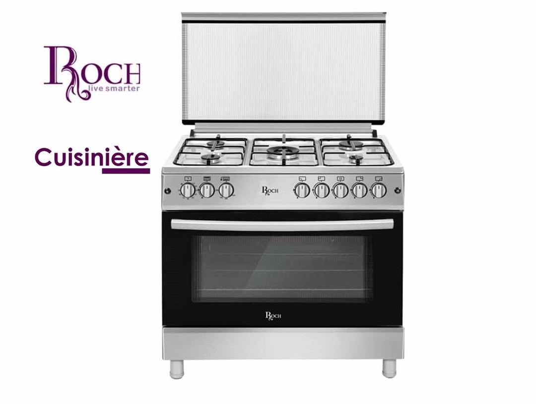 WhatsApp Image 2026-06-29 at 11.41.55 CUISINIERE ROCH 5FEUX 90X60 INOX F9L50 G2IL / RGC90SS – Image 1