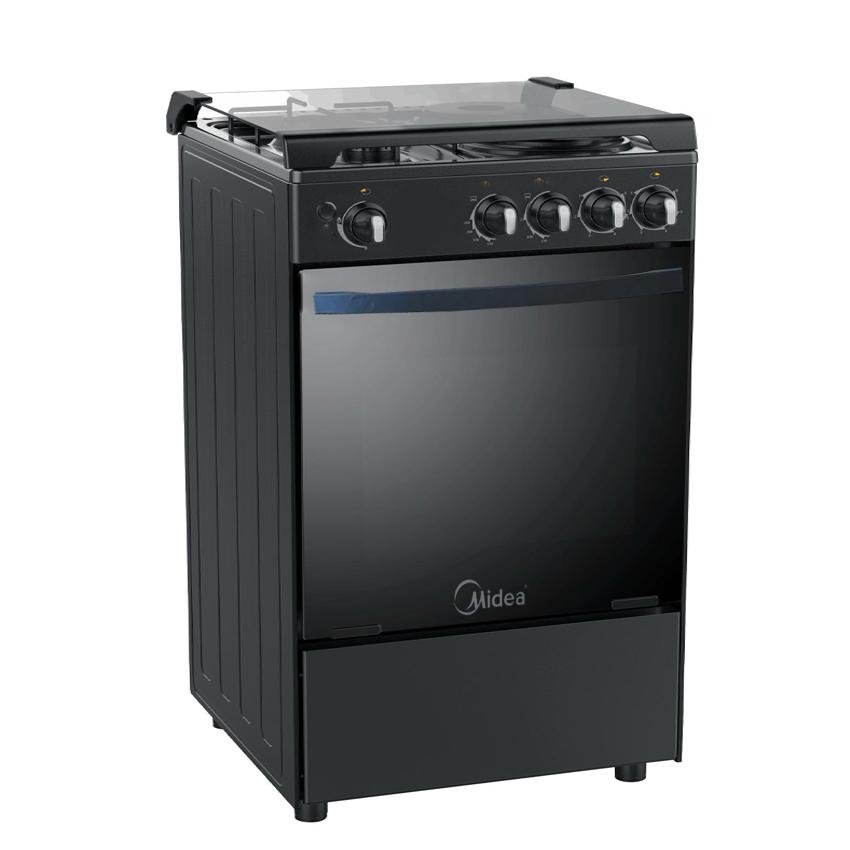 WhatsApp Image 2026-06-29 at 12.15.19 CUISINIERE MIDEA 4FEUX 60X60 A GAZ NOIR 60TMG4G081B – Image 1