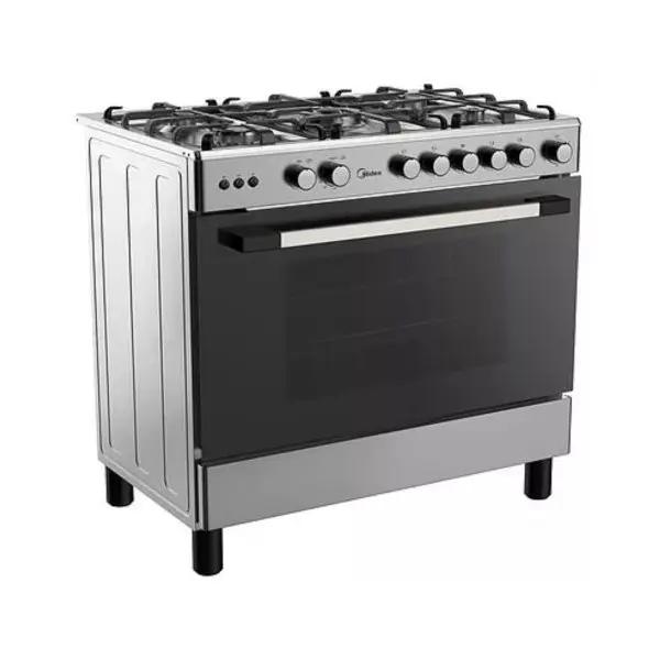 WhatsApp Image 2026-06-29 at 12.15.20 CUISINIERE MIDEA 5FEUX 90X60 A GAZ INOX 90LMG5G0281 – Image 1