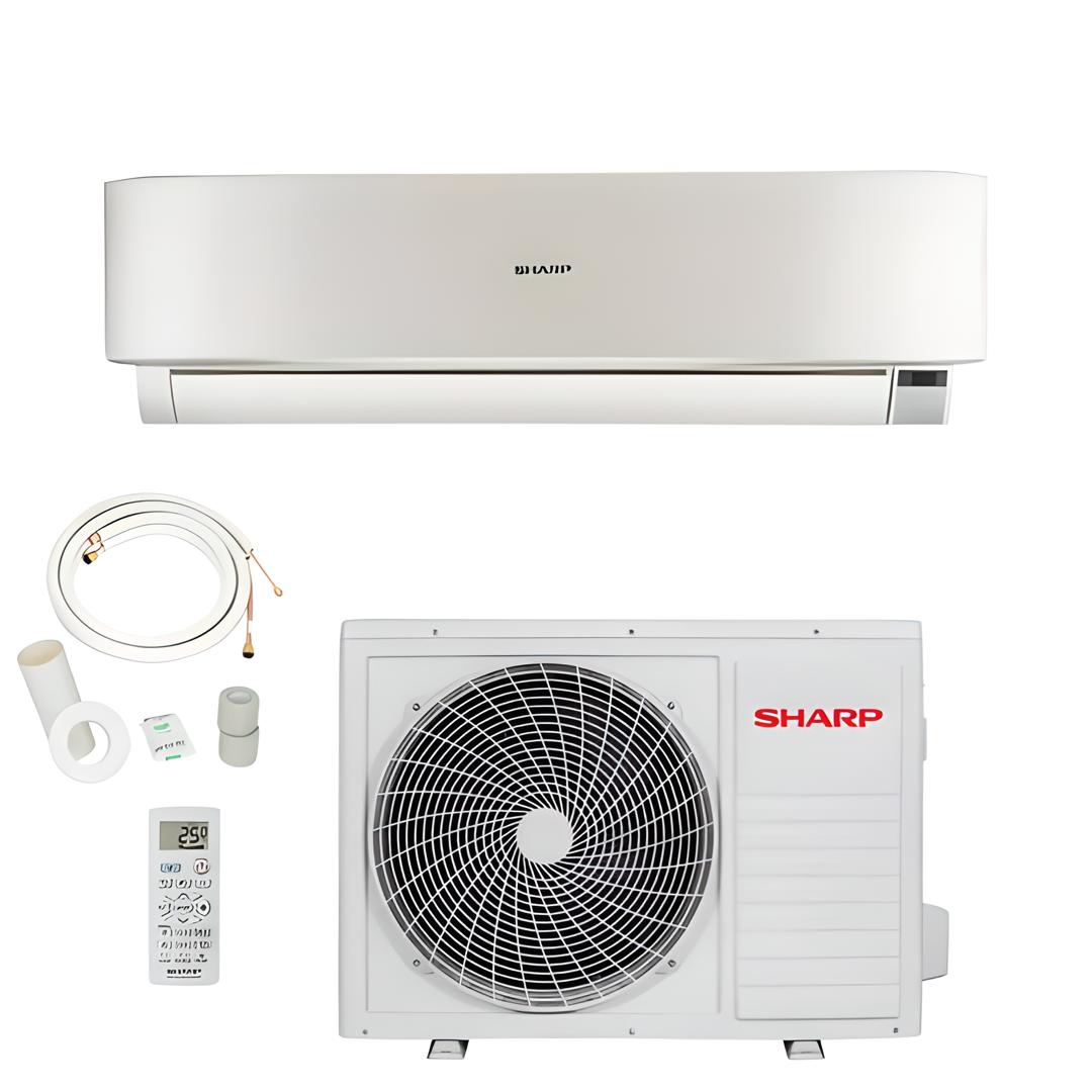 WhatsApp Image 2026-06-30 at 17.13.37 SPLIT SHARP 12000BTU 1.5CV Gaz 410 CHAUD ET FROID AEA12RCM – Image 1