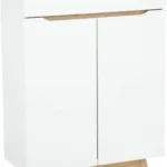 Meuble Multifonction Mando – Design Scandinave Blanc/Oak