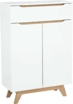 Meuble Multifonction Mando – Design Scandinave Blanc/Oak