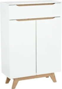 Meuble Multifonction Mando – Design Scandinave Blanc/Oak