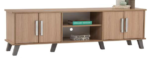 Meuble TV Naomi 1.5M – Chêne Naturel, Design Scandinave