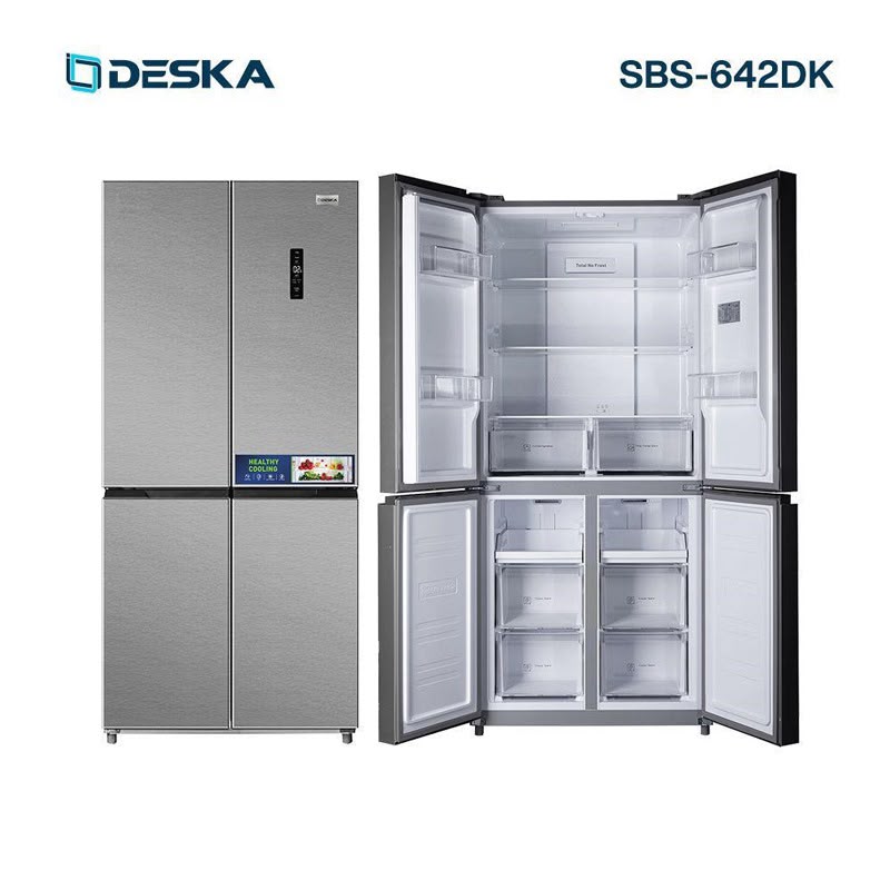 WhatsApp Image 2026-07-08 at 20.53.54 REFRIGERATEUR DESKA SIDE BY SIDE 4PORTES INVERTER GRIS SBS642DK – Image 1