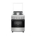 CUISINIERE ASTECH 4FEUX 60X60 ELECTRIQUE AVEC FOUR ELECTRIQUE GRIS EL04ELE