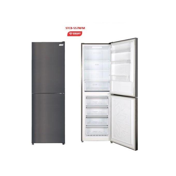 WhatsApp Image 2026-07-09 at 20.03.11 REFRIGERATEUR SMART TECHNOLOGY COMBINE 4TIROIRS 308LITRES GRIS STCB557NFM – Image 1